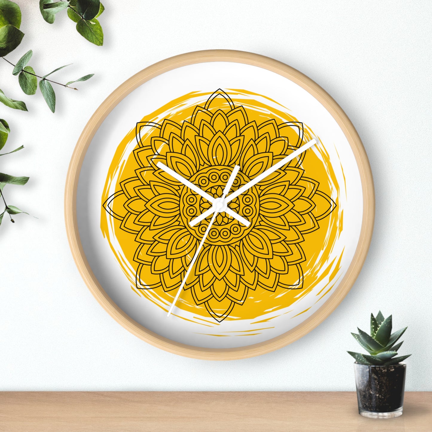 Wall Clock - Modern & Stylish | Orange Design