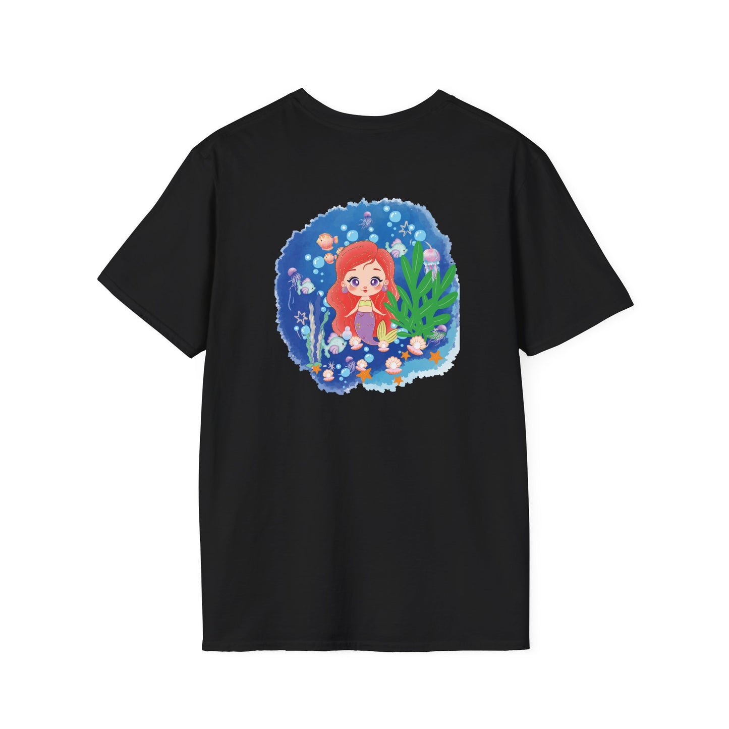 Cute Little Mermaid T-Shirt - Ocean Fantasy Graphic Unisex Tee