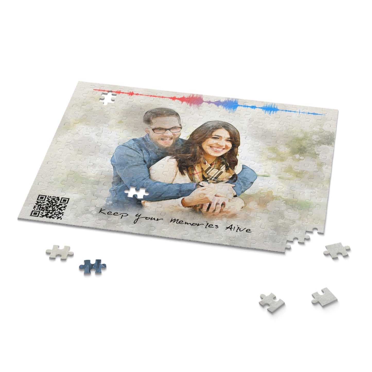 Personalised Photo Jigsaw Puzzle | Custom Puzzle with Your Image (252, 500 Pieces) | Unique Gift for Kids, Family & Couples