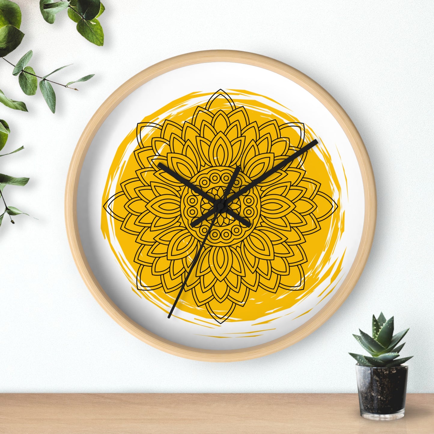 Wall Clock - Modern & Stylish | Orange Design