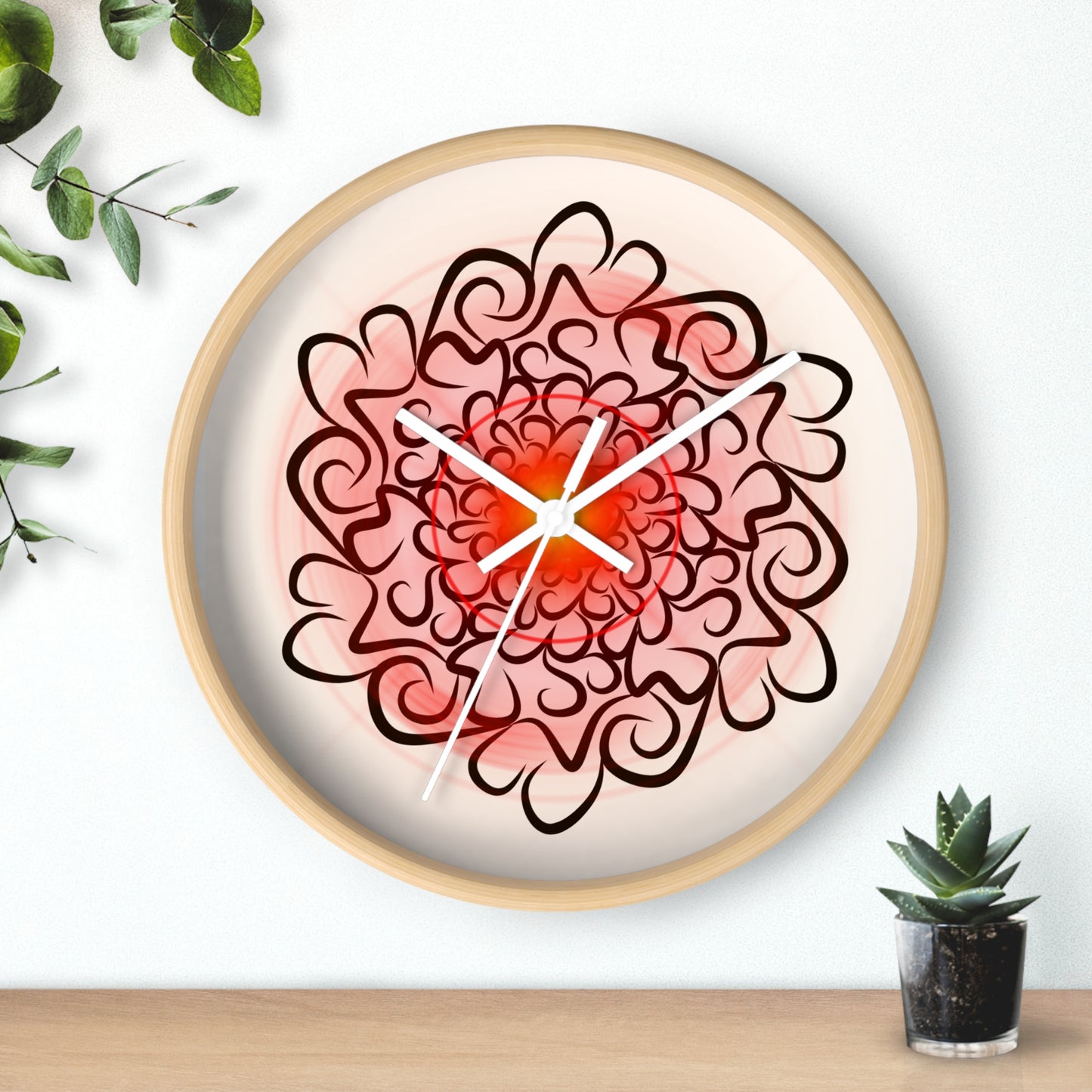 Wall Clock - Modern & Stylish | Red design